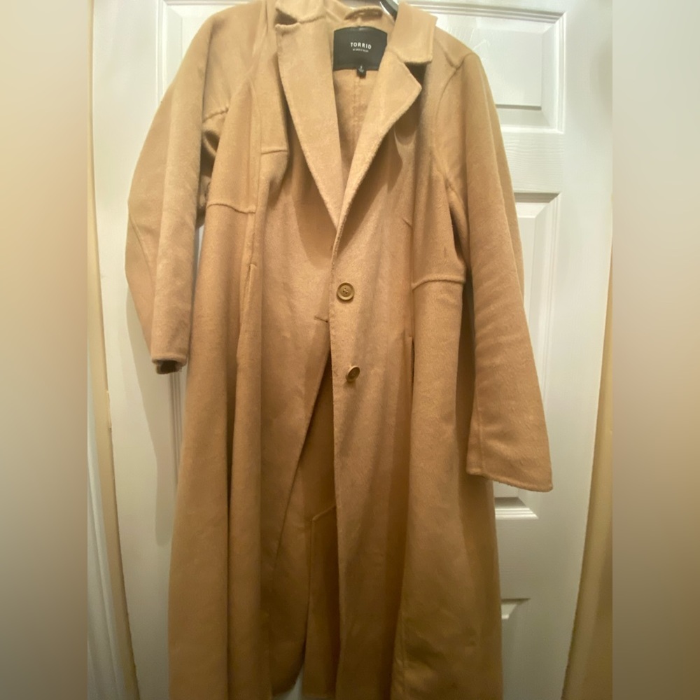 Torrid Brown Pea Coat